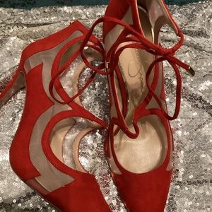 Jessica Simpson Red Pumps